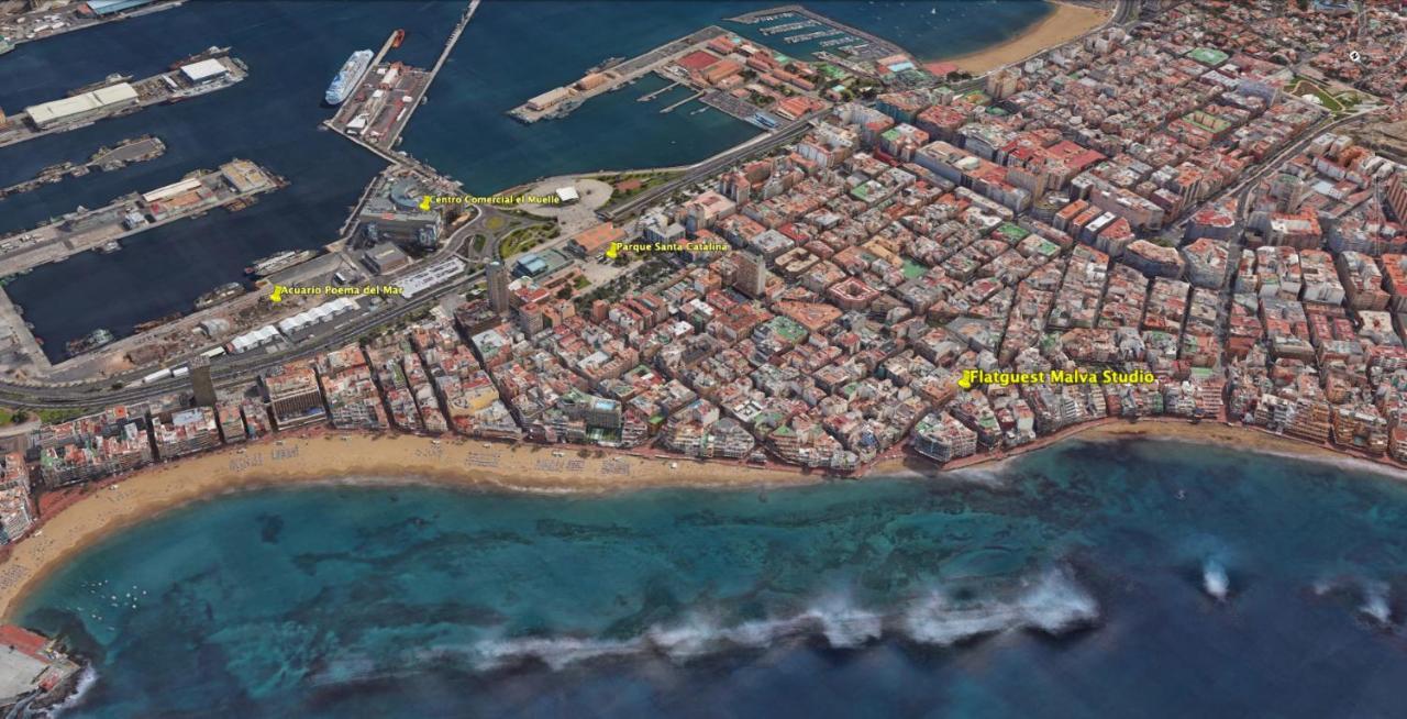 Flatguest Malva Studio Las Palmas de Gran Canaria Eksteriør billede